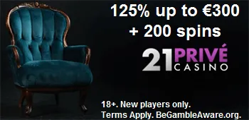 21Prive Casino bonus