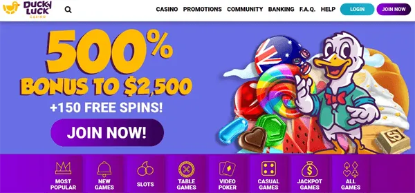 DuckyLuck casino review