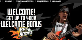 BetRocker casino exclusive bonus