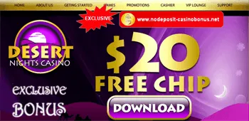 Desert Nights Casino Exclusive Bonus